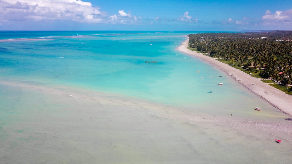 Maré baixa em Maragogi